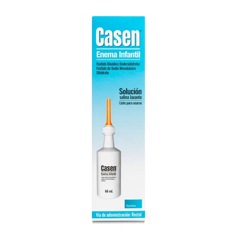 Casen Enema infantil solución salina laxante 66ml