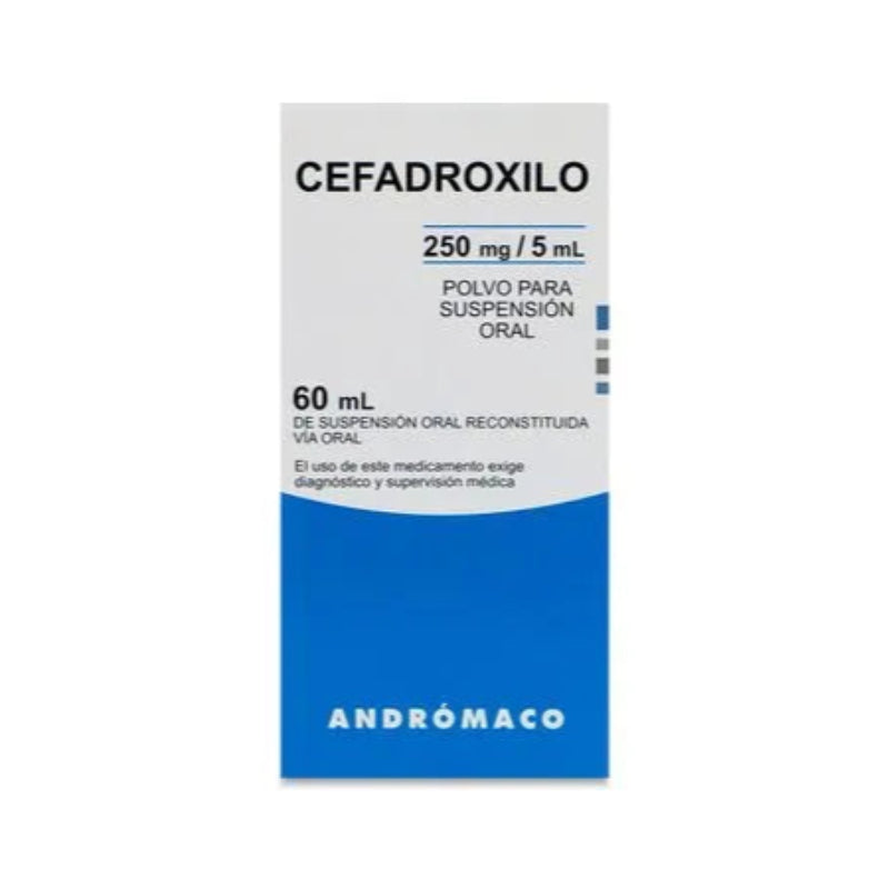 Cefadroxilo 250mg/5ml Polvo para suspensión oral 60ml