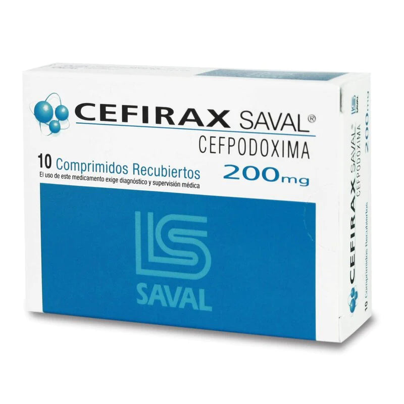 Cefirax 200mg 10 Comprimidos Recubiertos