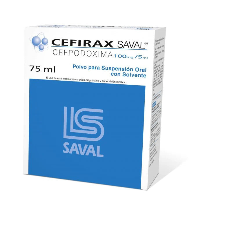 Cefirax 100mg/5ml 75ml Polvo para Suspensión oral