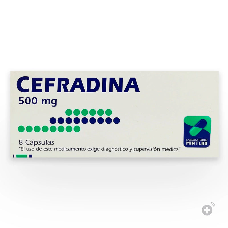 Cefradina 500mg 8 Cápsulas