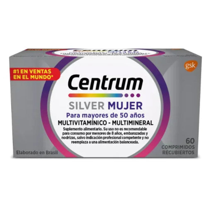 Centrum Silver Mujer 60 Comprimidos Recubiertos