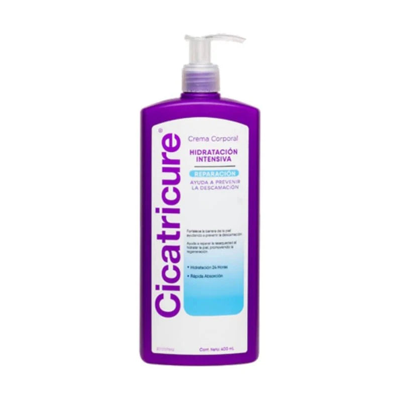 Cicatricure crema corporal hidratación intensiva 400ml