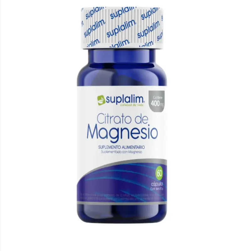 Citrato De Magnesio 400mg 60 Cápsulas