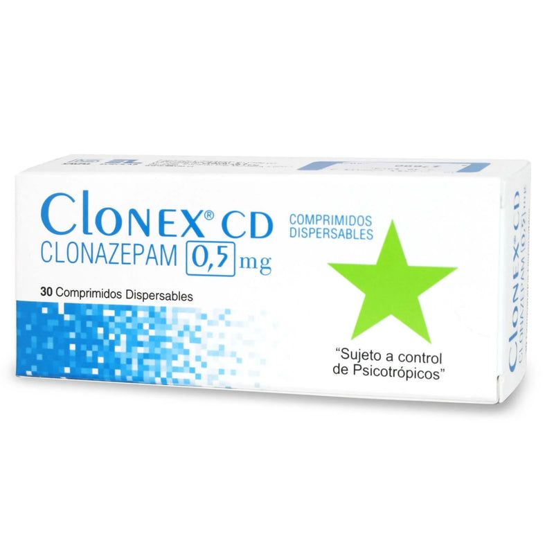 Clonex CD 0,5mg 30 comprimidos dispersables