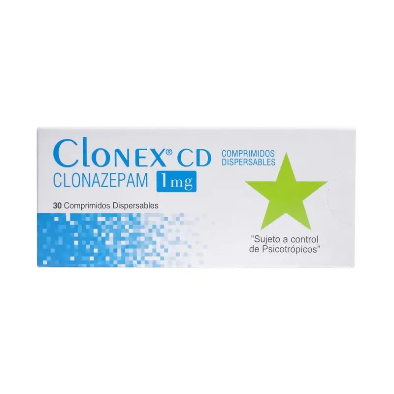 Clonex CD 1mg 30 comprimidos dispersables