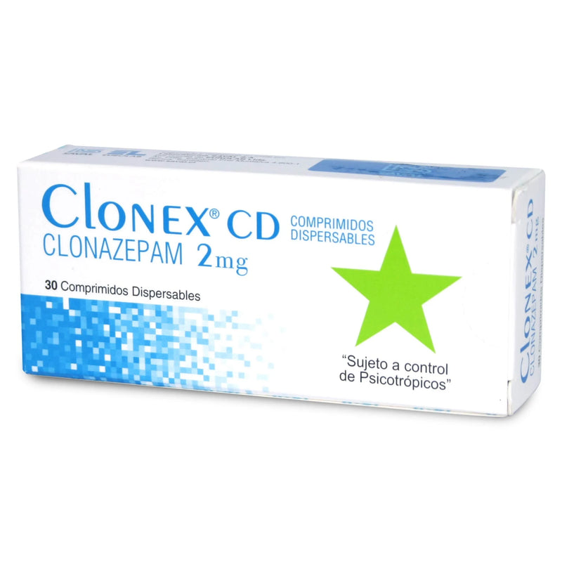 Clonex CD 2mg 30 comprimidos dispersables