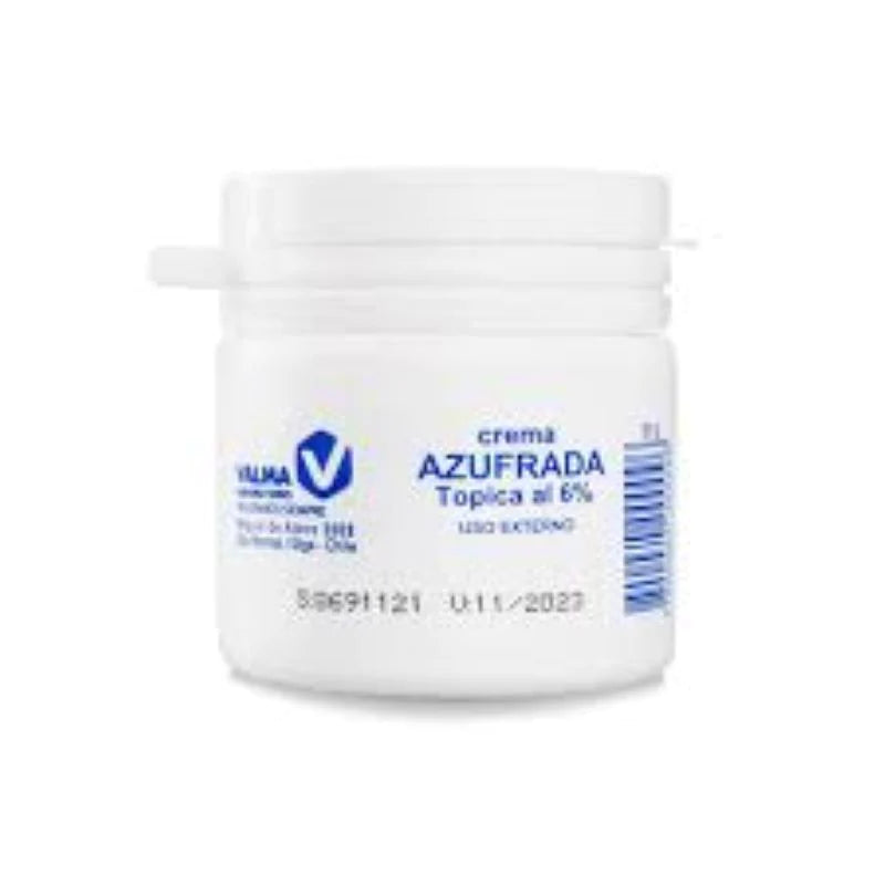 Crema azufrada topica al 6% 50grs