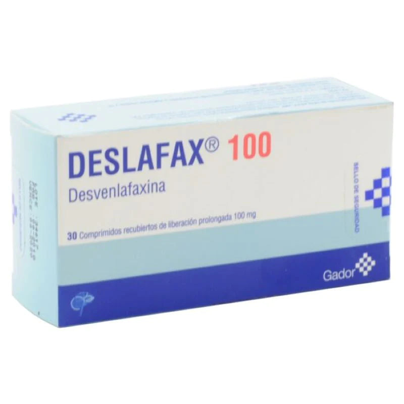 Deslafax 100mg 30 comprimidos recubiertos de liberación prolongada