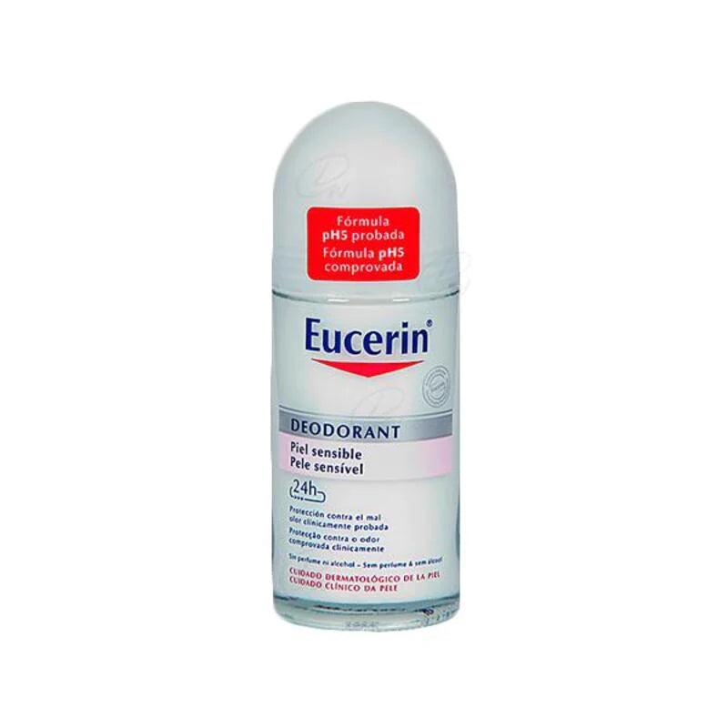 Desodorante eucerin Roll On Ph5 piel sensible 50 mL