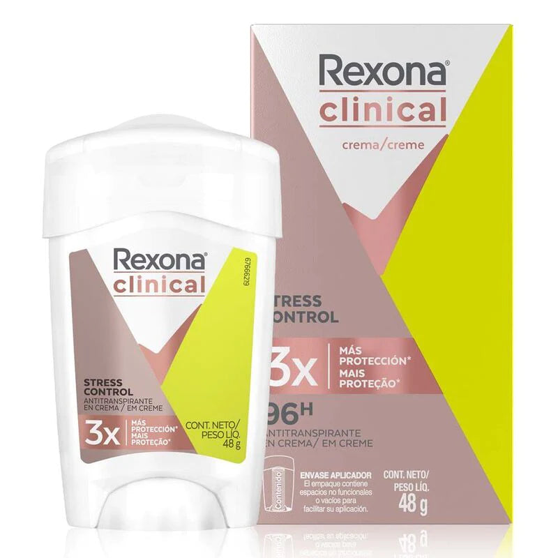 Desodorante rexona clinical stress control 48g