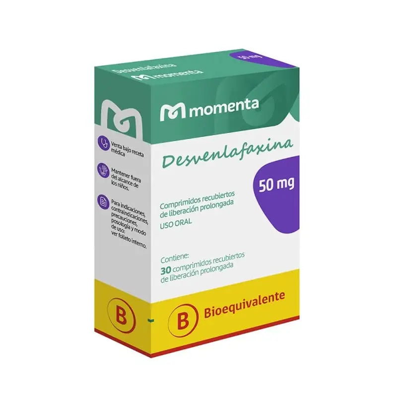 Desvenlafaxina 50mg 30 Comprimidos recubiertos de Liberación prolongada