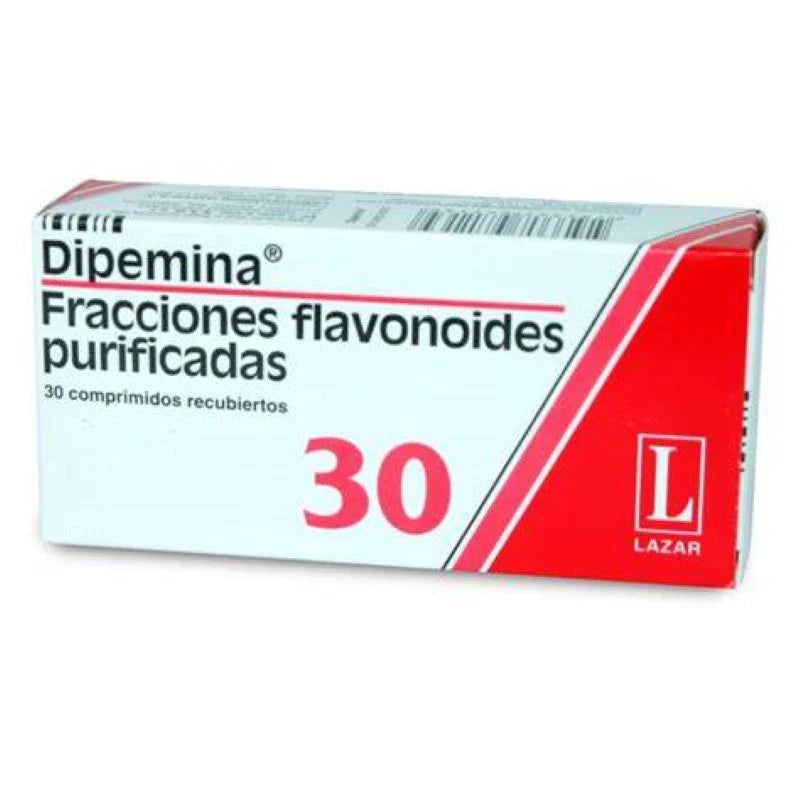 Dipemina Fracciones flavonoides purificadas 30 Comprimidos recubiertos