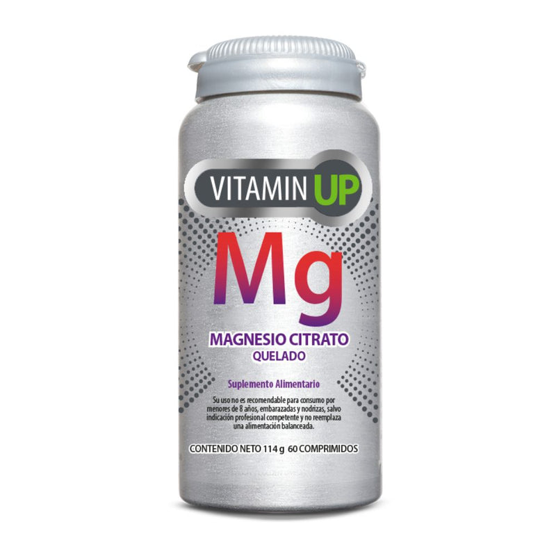 Vitamin Up Magnesio Citrato Quelado 60 Comprimidos