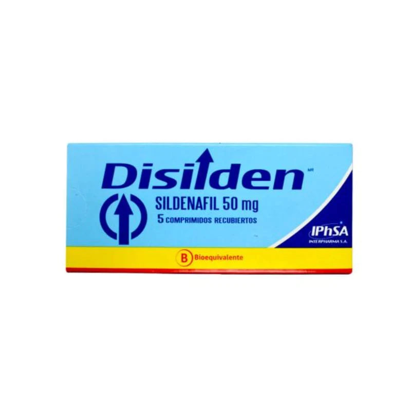 Disilden Sildenafil 50mg 5 Comprimidos recubiertos