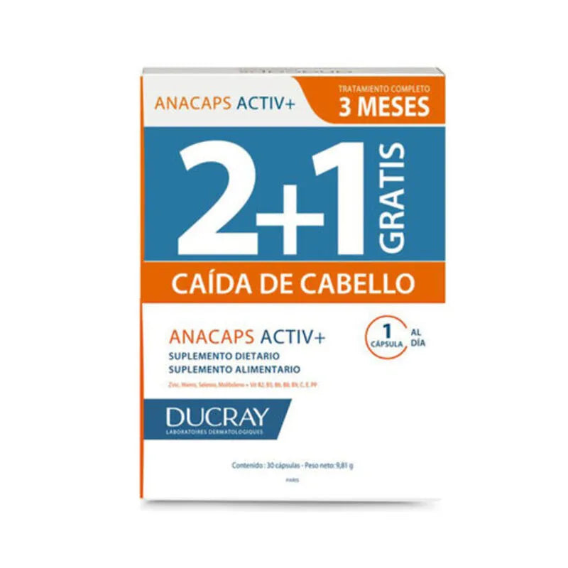 Ducray Anacaps Activ+ 90 Cápsulas (Tratamiento 3 Meses)