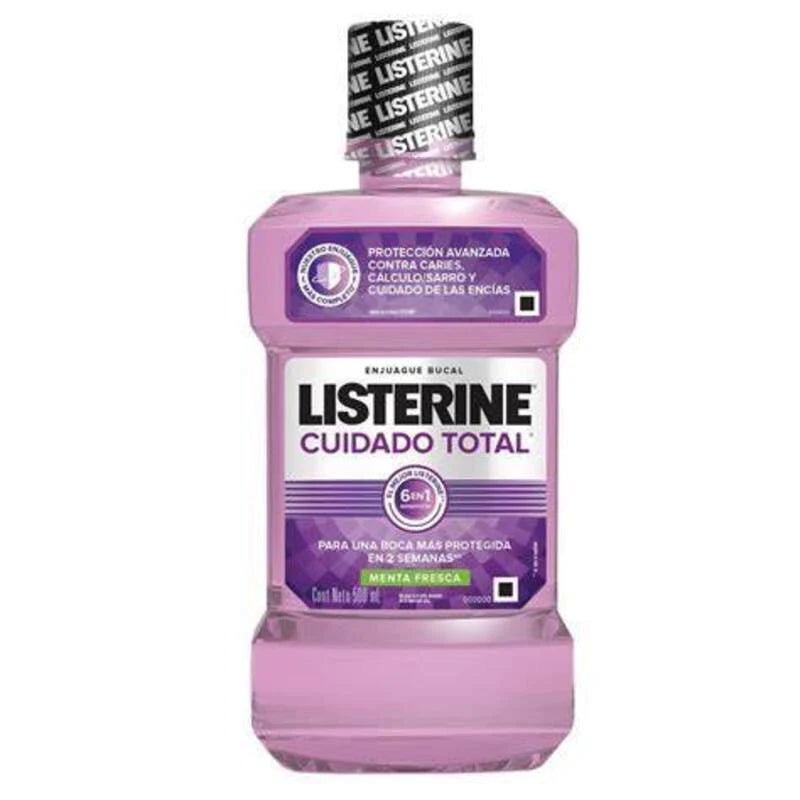 Enjuague Bucal Listerine Cuidado Total Con Fluor 500ml