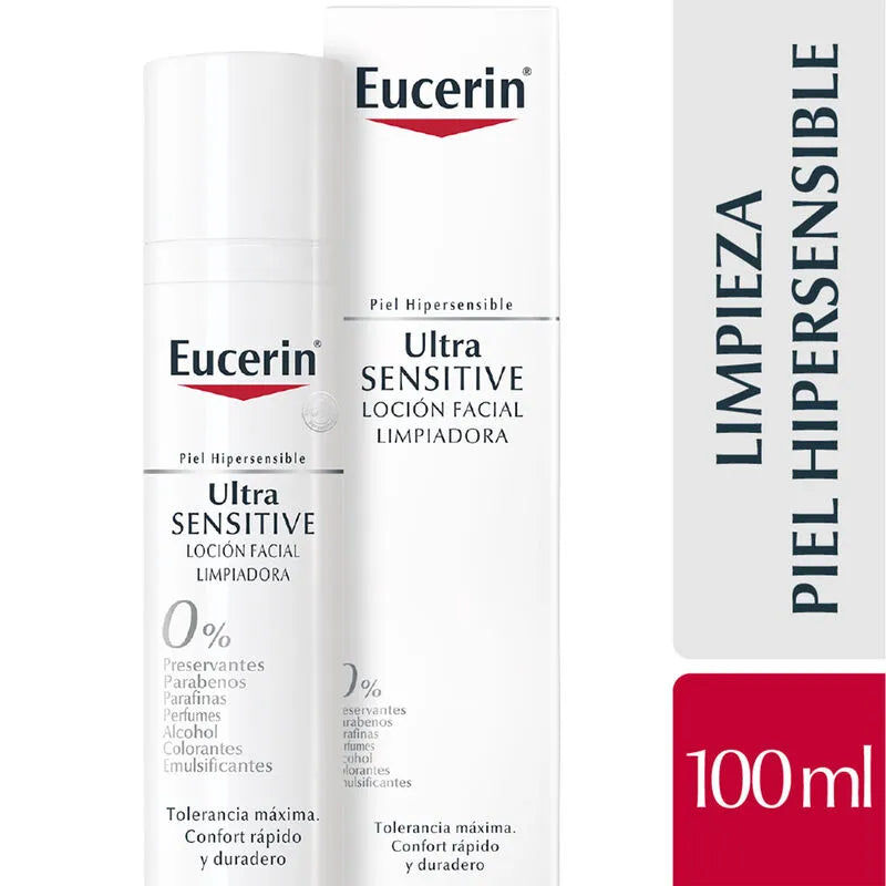 Eucerin ultra sensitive loción limpiadora 100 ml