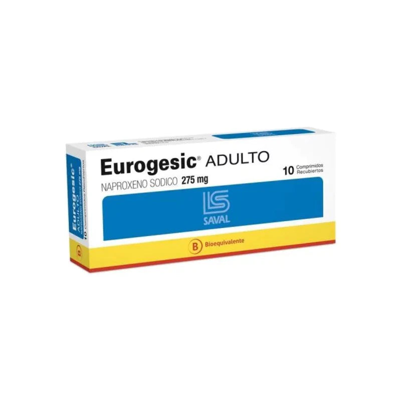 Eurogesic 275mg 10 Comprimidos recubiertos