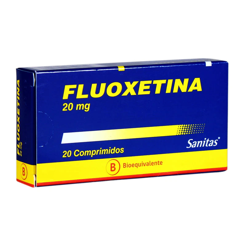 Fluoxetina 20mg 20 Comprimidos