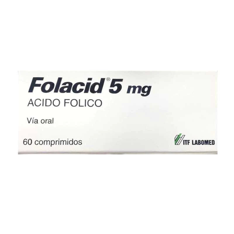 Folacid 5mg 60 Comprimidos