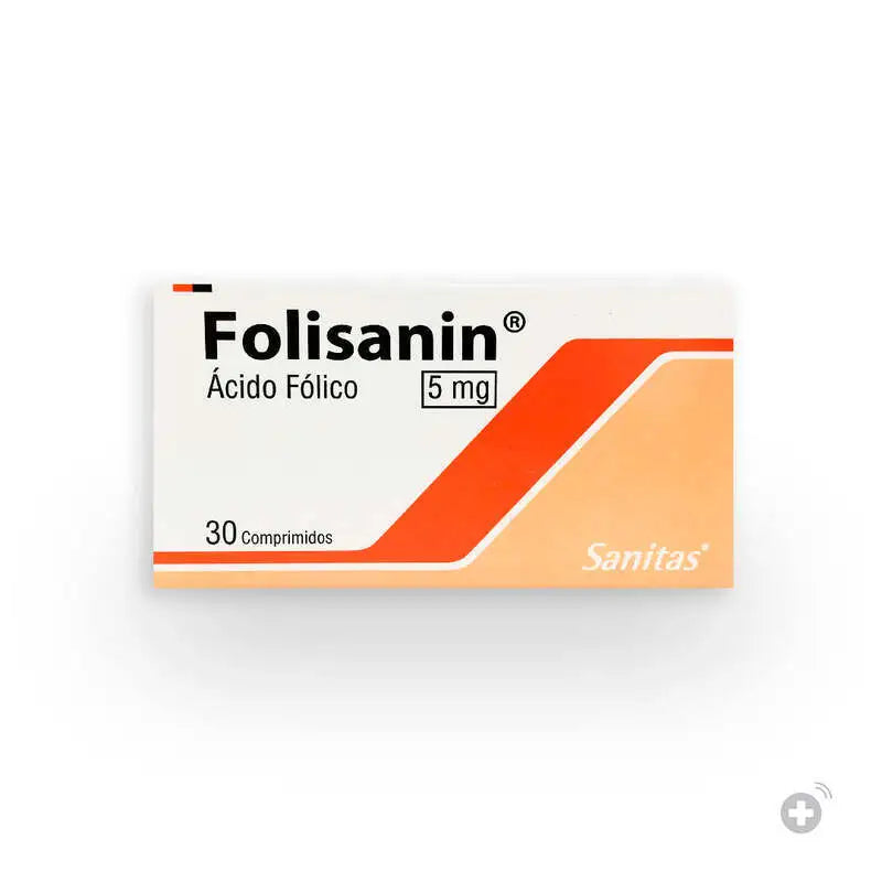 Folisanin 5mg 30 Comprimidos