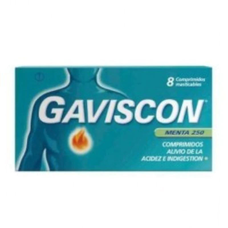 Gaviscon Menta 250 8 Comprimidos masticables