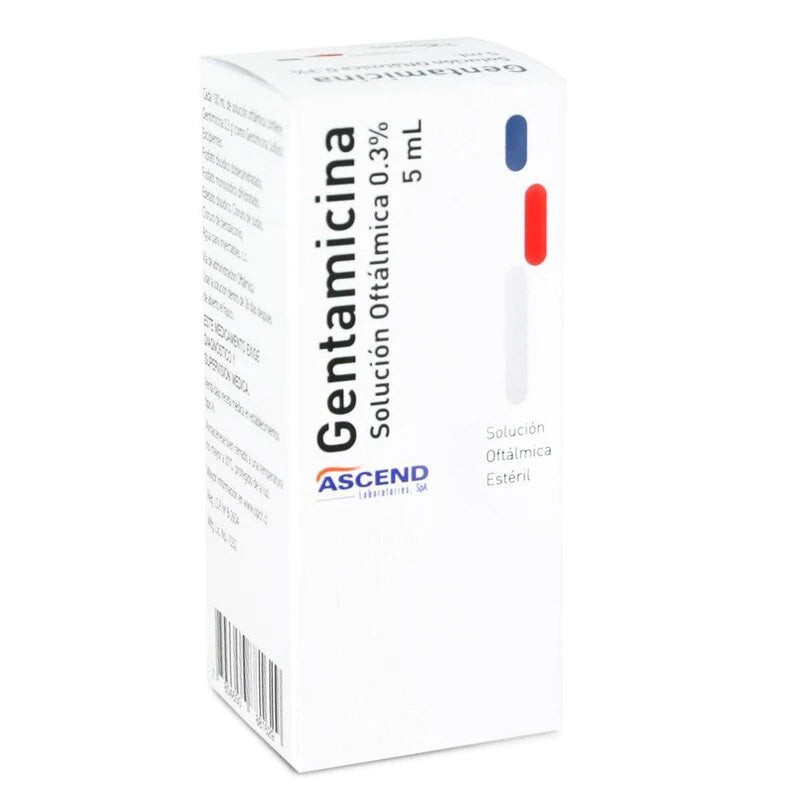 Gentamicina 0,3% Solución Oftálmica 5ml