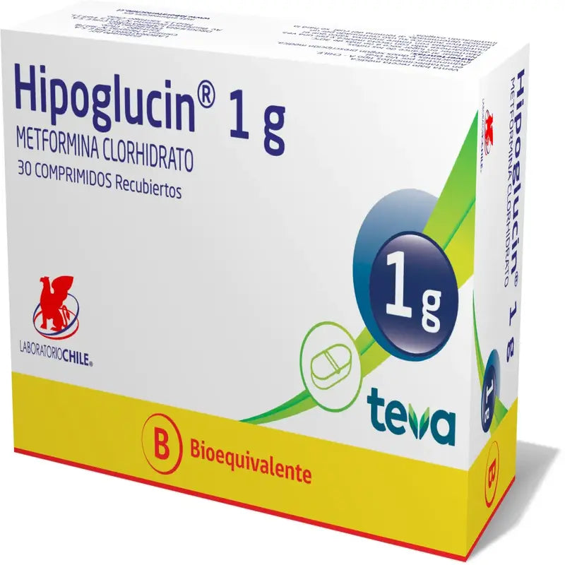 Hipoglucin 1gr 30 Comprimidos recubiertos