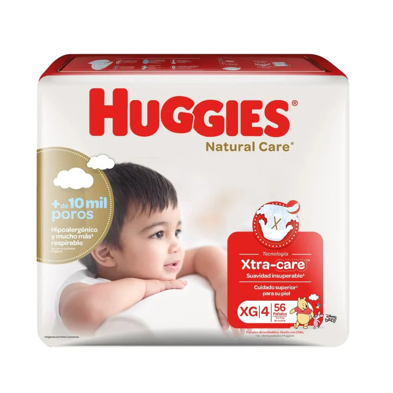 Pañales Huggies Naturale XG 56 Pañales