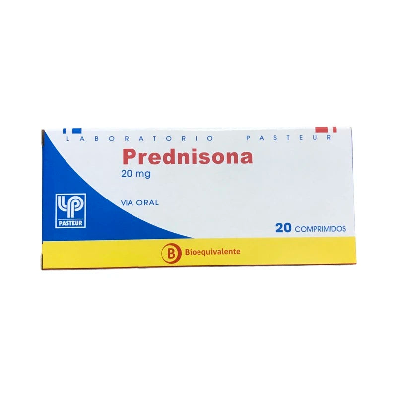 Prednisona 20mg 20 Comprimidos