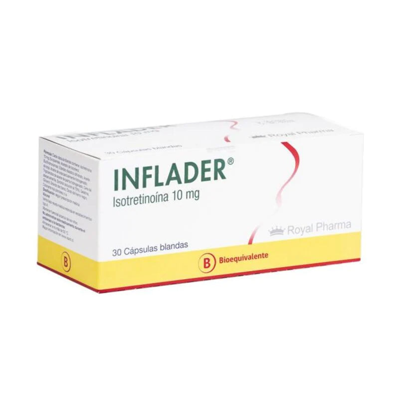 Inflader 10mg 30 Cápsulas blandas