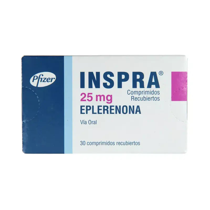 Inspra 25 mg 30 comprimidos recubiertos