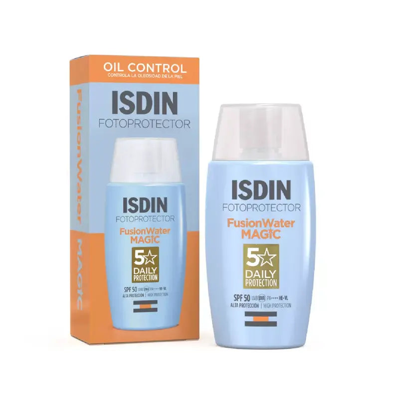 Fotoprotector Fusion Water Magic Oil control  SPF 50+ Isdin 50ml