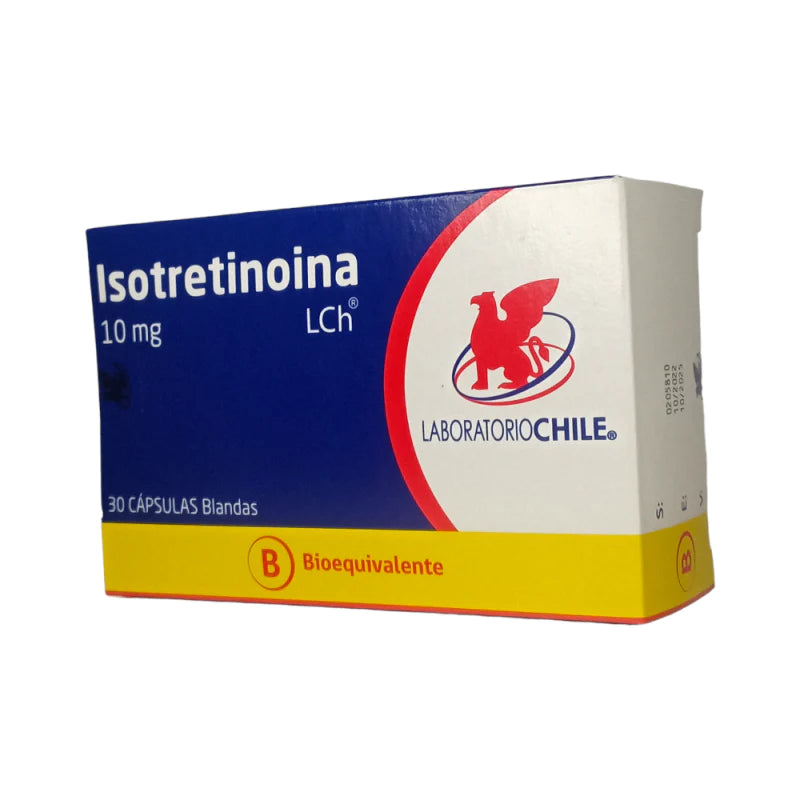 Isotretinoina 10mg 30 Capsulas Blandas