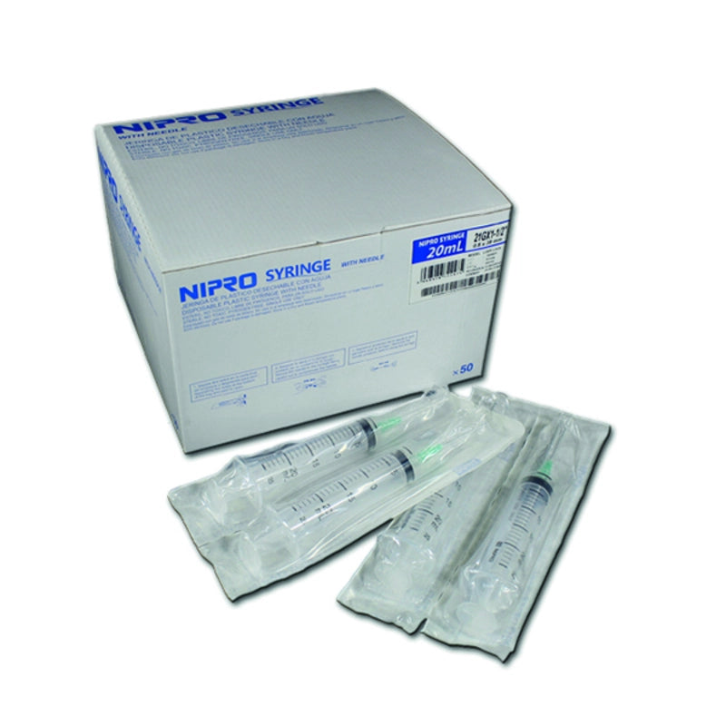 Jeringa Desechable 20ml 1 Unidad nipro syringe