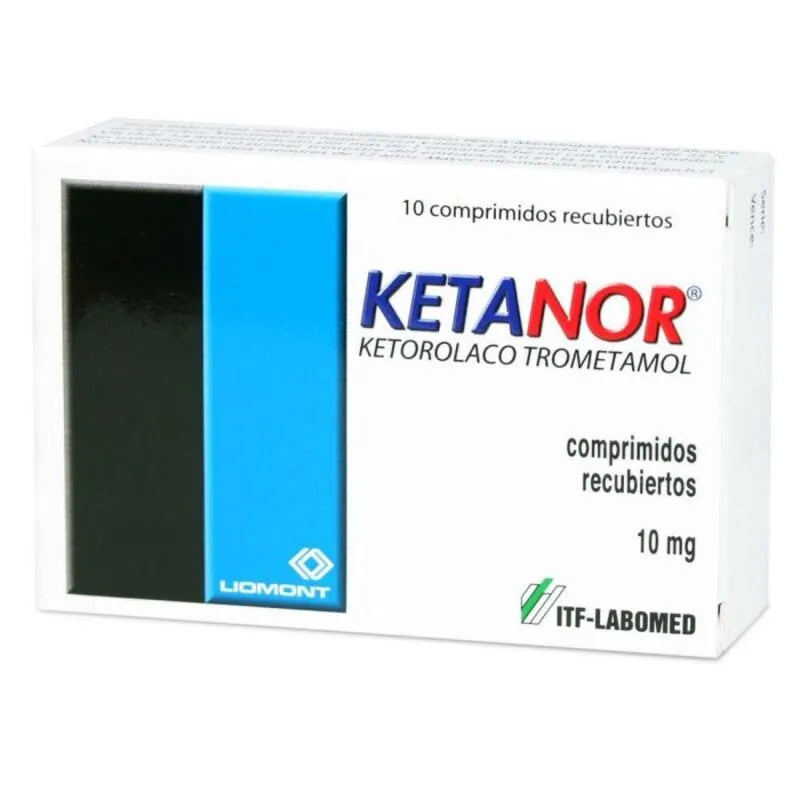 Ketanor 10mg 10 Comprimidos recubiertos