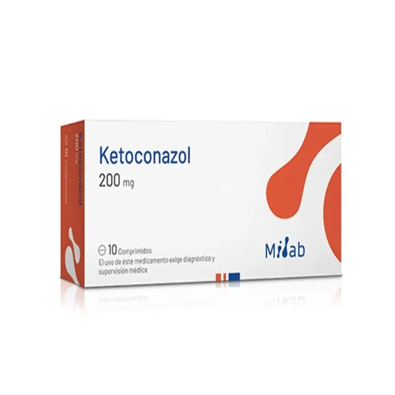 Ketoconazol 200mg 10 Comprimidos