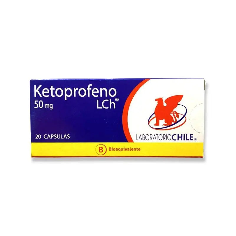 Ketoprofeno 50mg 20 Cápsulas