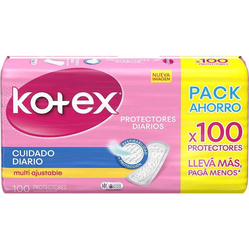 Kotex protector diario 100 unidades