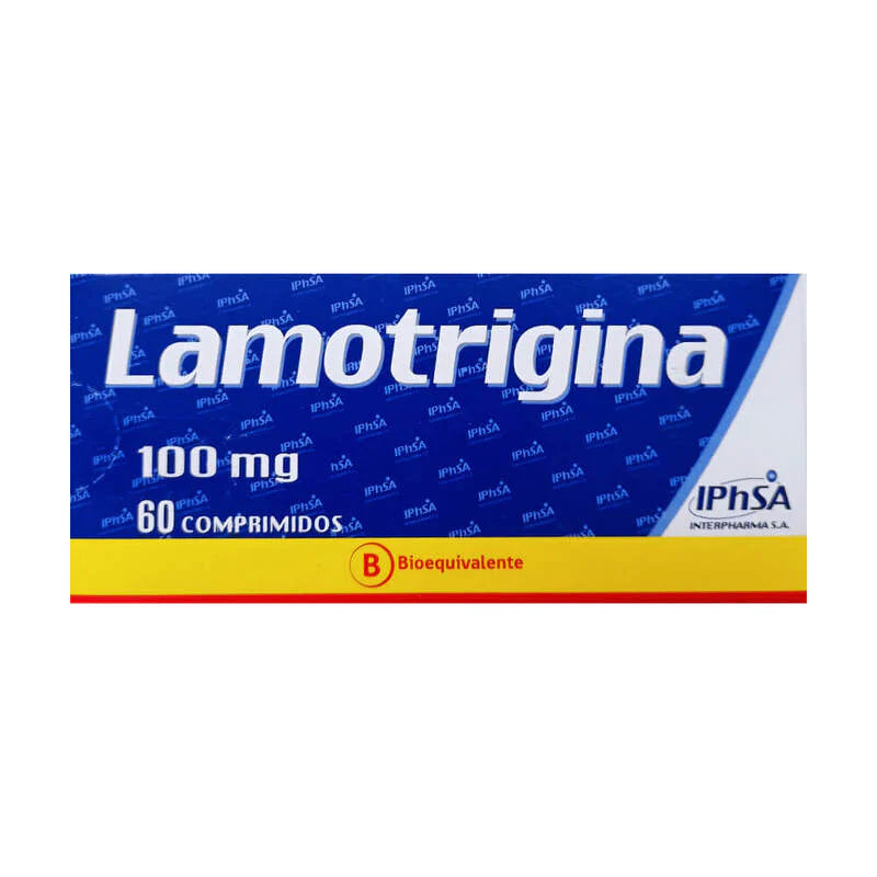 Lamotrigina 100mg 60 Comprimidos