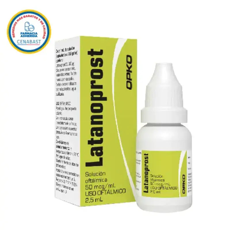 Latanoprost solucion oftalmica 50mcg/ml (solo venta presencial)