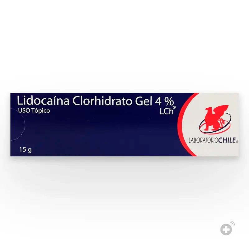 Lidocaína Clorhidrato 4% Gel Uso Tópico 15gr