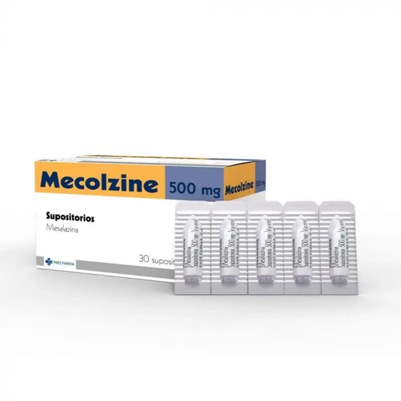 Mecolzine 500mg 30 Supositorios