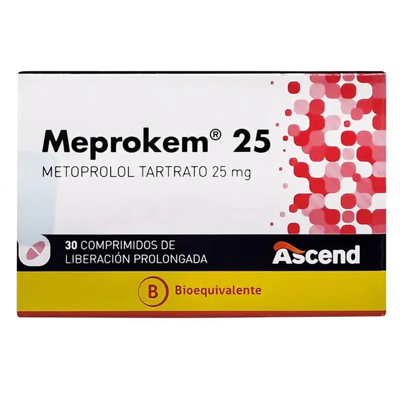 Meprokem 25mg 30 Comprimidos De Liberación Prolongada