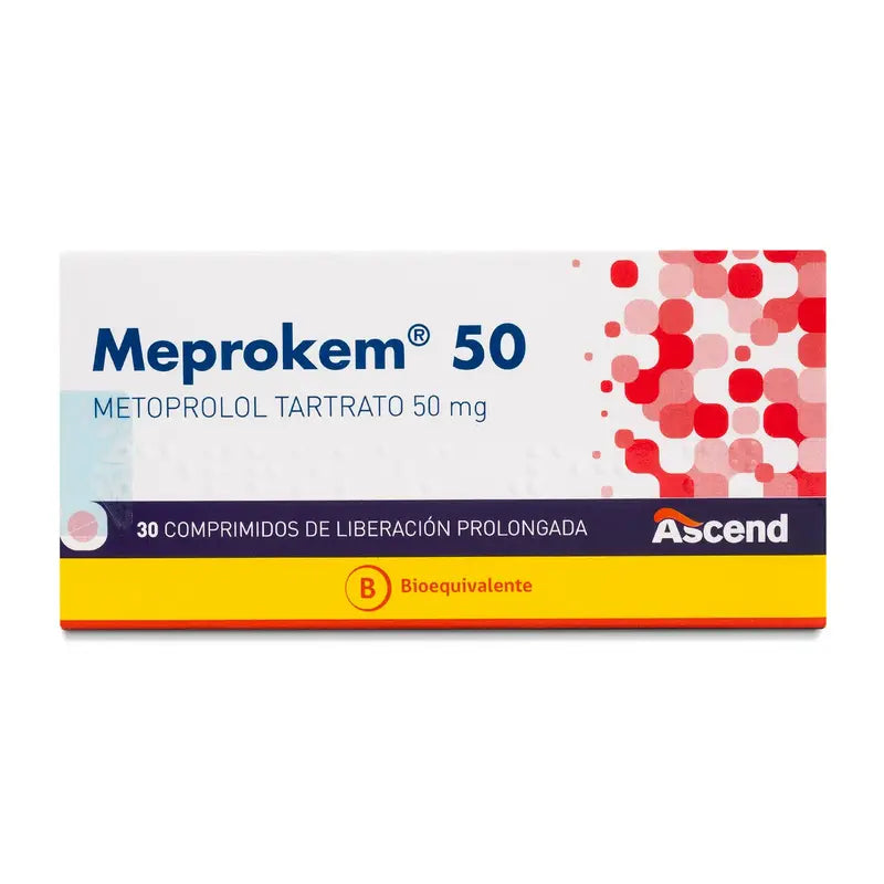 Meprokem 50mg 30 Comprimidos De Liberación Prolongada