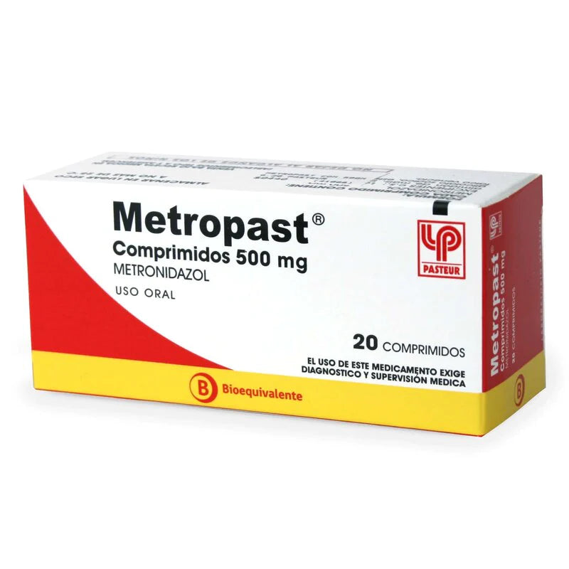 Metropast 500mg 20 Comprimidos