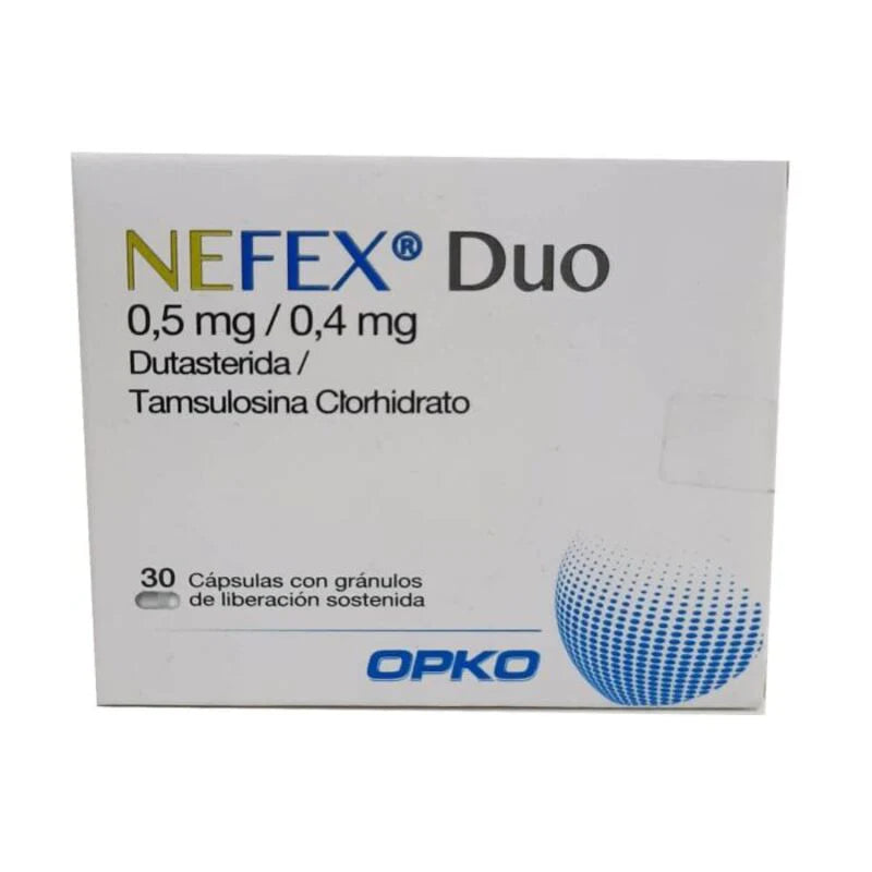 Nefex duo 0,5mg/0,4mg 30 Cápsulas con gránulos de liberación prolongada