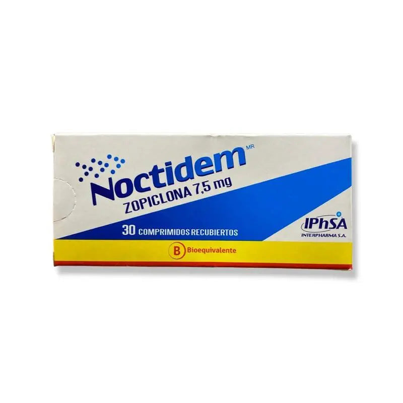 Noctidem 7,5mg 30 Comprimidos Recubiertos