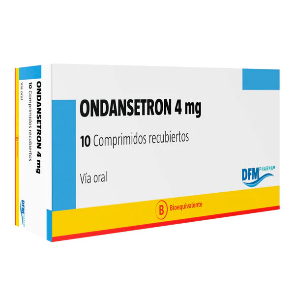 Ondansetron 4mg 10 Comprimidos Recubiertos